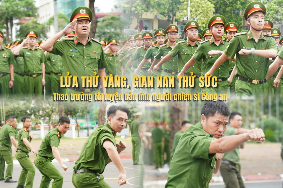 Lửa thử vàng, gian nan thử sức: Thao trường tôi luyện bản lĩnh người chiến sĩ Công an