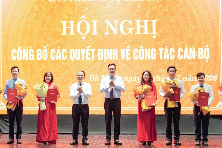 Đà Nẵng công bố các quyết định về công tác cán bộ