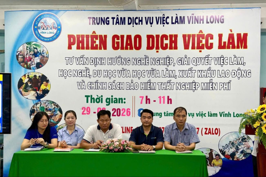 Vĩnh Long: Đổi mới trong công tác kết nối cung – cầu lao động