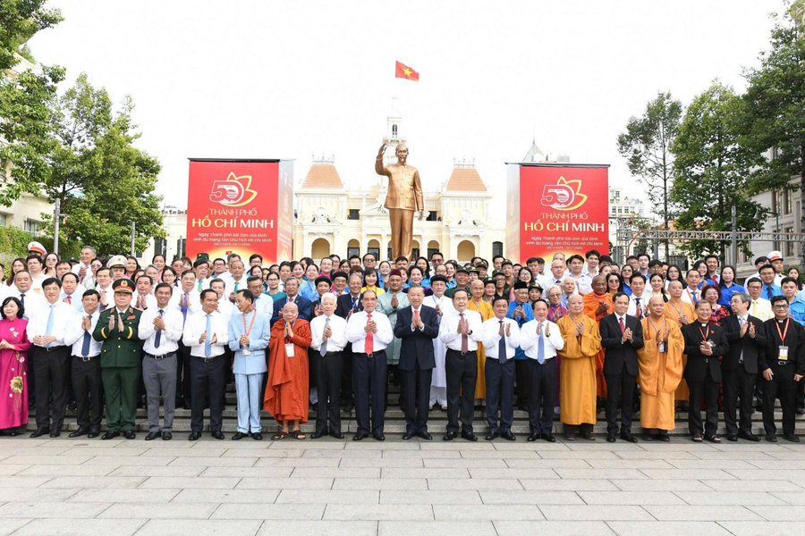Tổng Bí thư, QQ88k Game Bài nước Tô Lâm và Lãnh đạo Đảng, Nhà nước dâng hoa tưởng nhớ QQ88k Game Bài Hồ Chí Minh