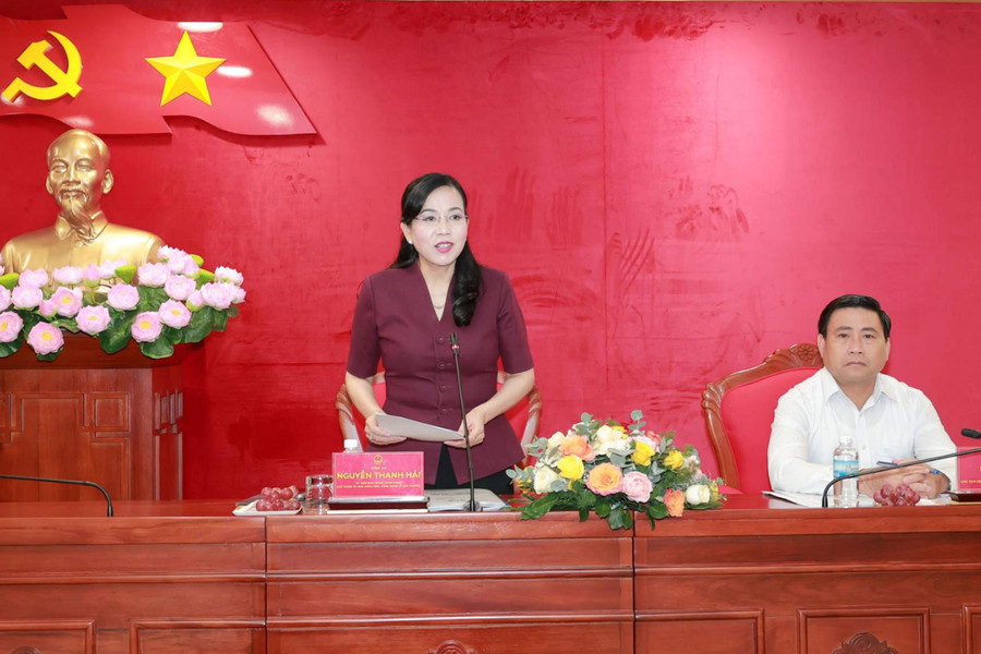 Ủy ban Khoa học, Công nghệ và Môi trường làm việc với UBND tỉnh Khánh Hòa