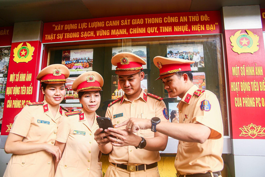 Hơn 1.300 CSGT Thủ đô vào “Phòng thi” đặc biệt trên không gian số