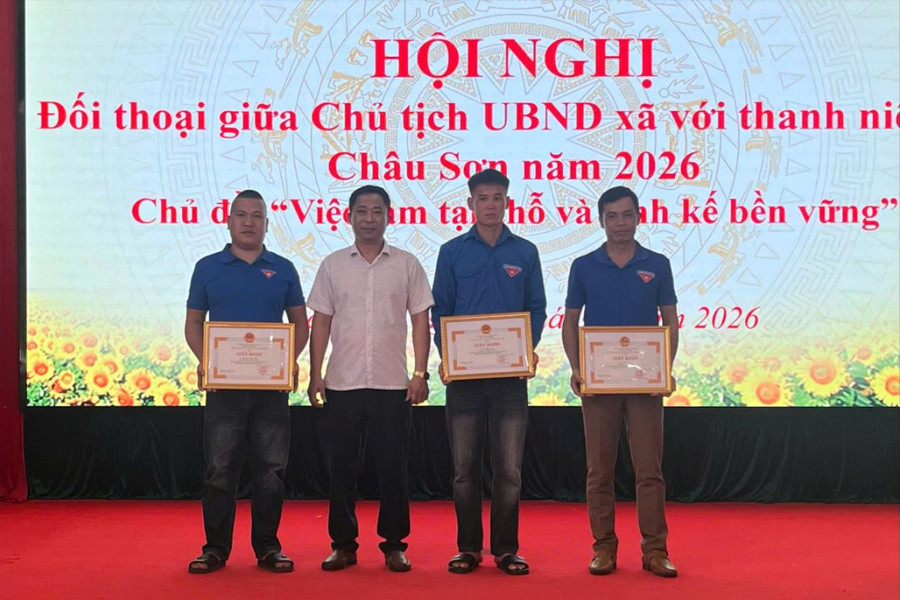 Lạng Sơn: QQ88k Game Bài UBND xã Châu Sơn đối thoại với thanh niên về việc làm và sinh kế bền vững