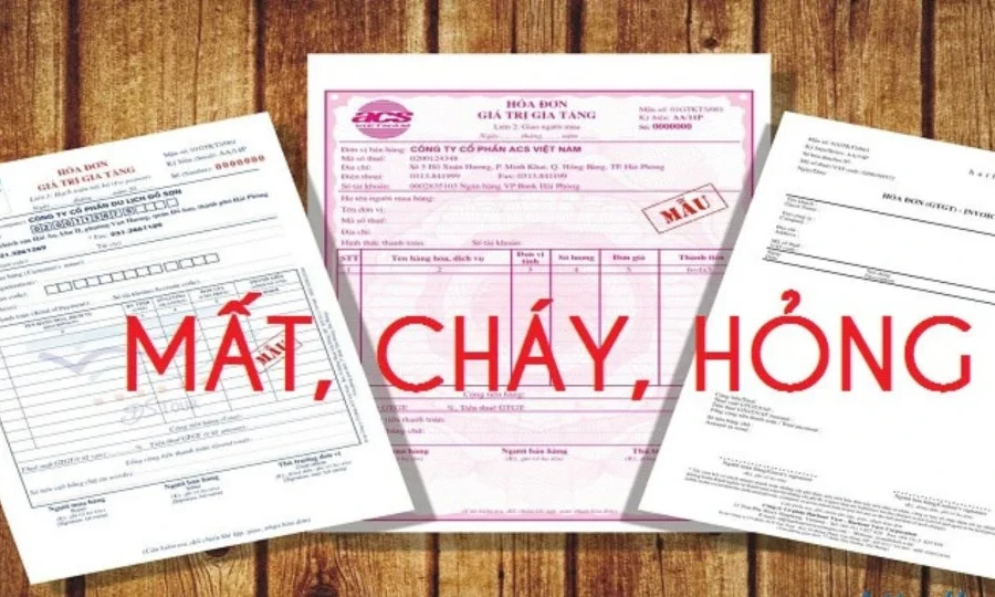 Cách xử lý khi mất, cháy, hỏng hóa đơn đặt in đã mua của cơ quan thuế