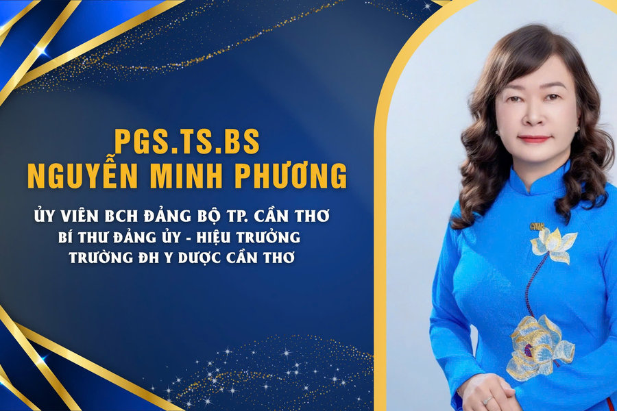 PGS.TS.BS Nguyễn Minh Phương giữ chức Hiệu trưởng Trường Đại học Y Dược Cần Thơ