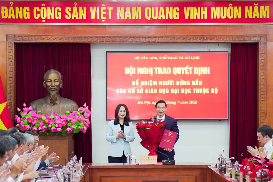 PGS.TS Đinh Công Tuấn được bổ nhiệm giữ chức Hiệu trưởng Trường Đại học Văn hóa Hà Nội