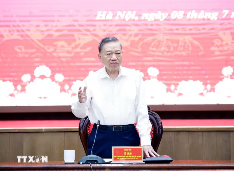 Tổng Bí thư, Chủ tịch nước Tô Lâm: Hà Nội phải tăng trưởng nhanh hơn, chất lượng phát triển phải tốt hơn