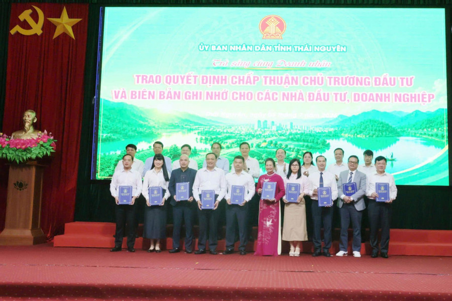 Thái Nguyên tiếp tục duy trì tốc độ tăng trưởng cao, nằm trong nhóm 9 địa phương có mức tăng trưởng kinh tế hai con số