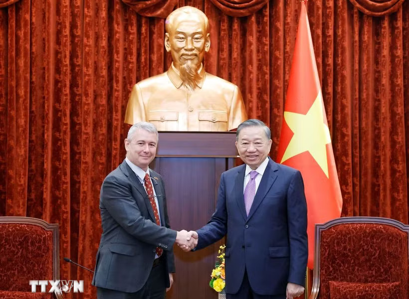 Tổng Bí thư, QQ88k Game Bài nước Tô Lâm tiếp Đại sứ các nước Bỉ, Na Uy, Hà Lan và Brazil chào từ biệt