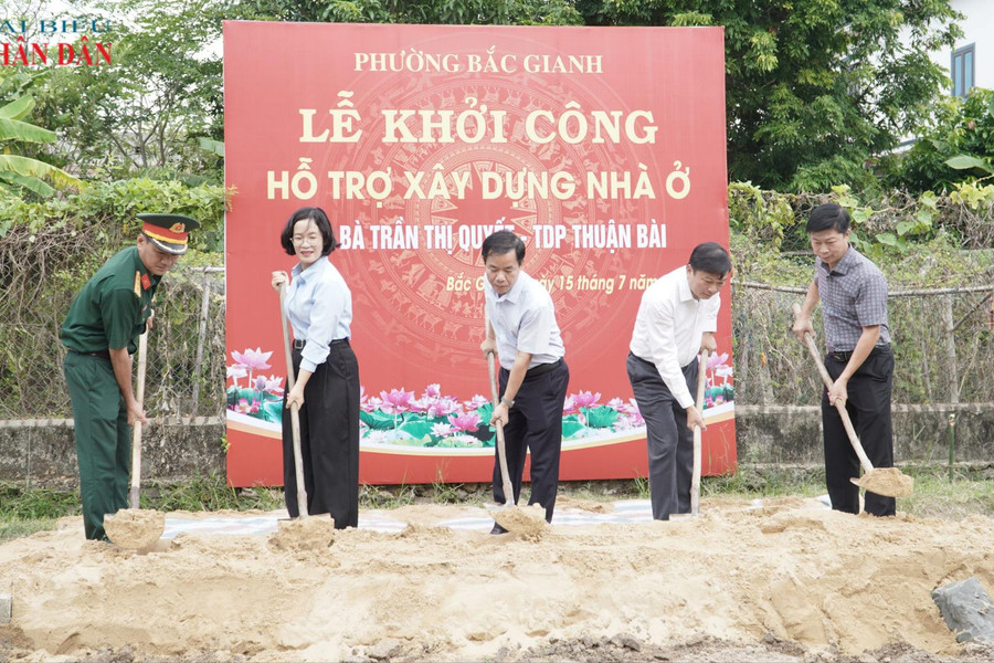 Quảng Trị: Đồng loạt khởi công xây dựng, sửa chữa hơn 3.500 căn nhà cho người có công và thân nhân liệt sĩ