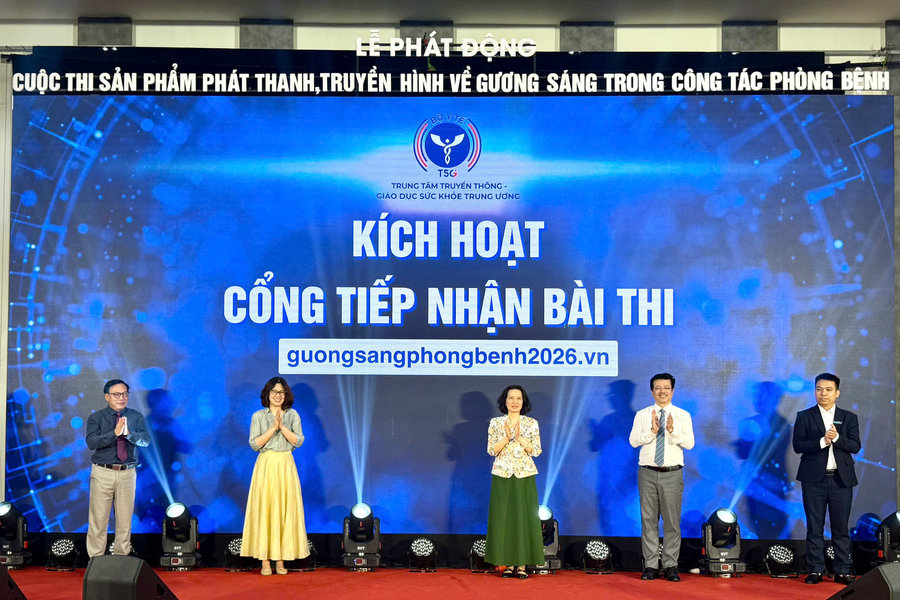 Phát động Cuộc thi Sản phẩm phát thanh, truyền hình về gương sáng trong công tác phòng bệnh năm 2026: “Chung tay phòng bệnh - Vững mạnh cộng đồng”