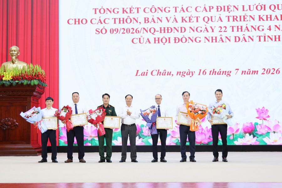 Lai Châu: 100% thôn, bản được sử dụng điện lưới quốc gia