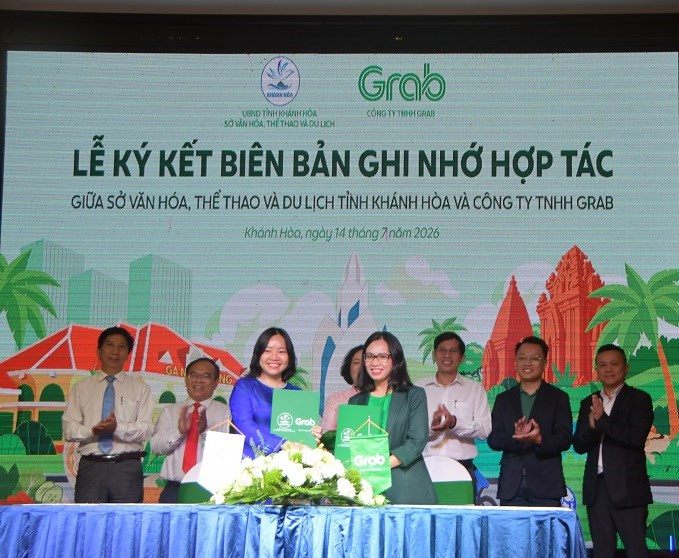 Sở Văn hóa, Thể thao và Du lịch Khánh Hòa tăng cường hợp tác với Grab Việt Nam về xúc tiến quảng bá điểm đến