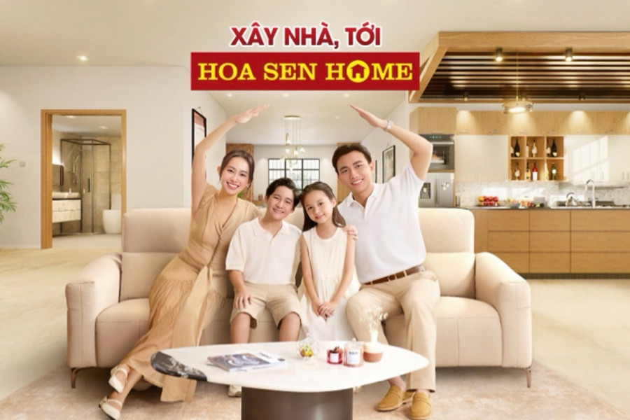 Hoa Sen Home ra mắt TVC mới, khẳng định thông điệp mạnh mẽ: “Xây nhà, tới Hoa Sen Home”