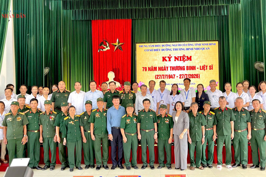 Quan tâm nâng cao chất lượng chăm sóc, điều dưỡng cho thương binh