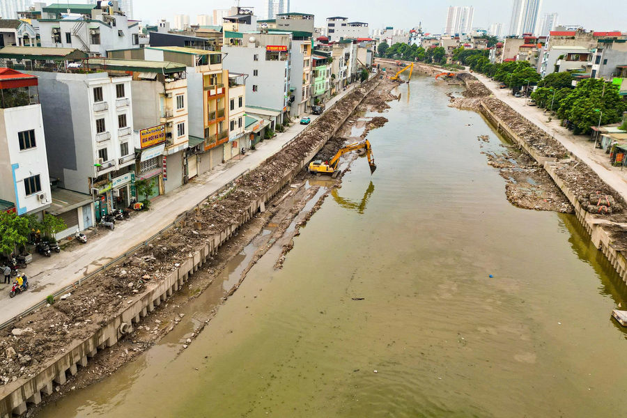 Hà Nội: Toàn cảnh dự án cải tạo hạ lưu sông Kim Ngưu gần 700 tỷ đồng