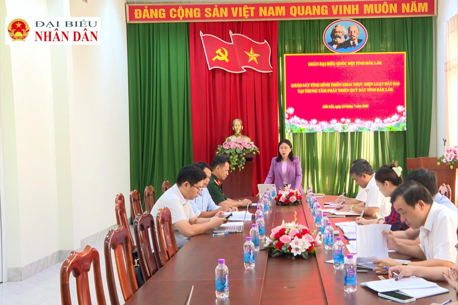 Đắk Lắk: Khảo sát tình hình triển khai thực hiện Luật Đất đai tại Trung tâm Phát triển quỹ đất