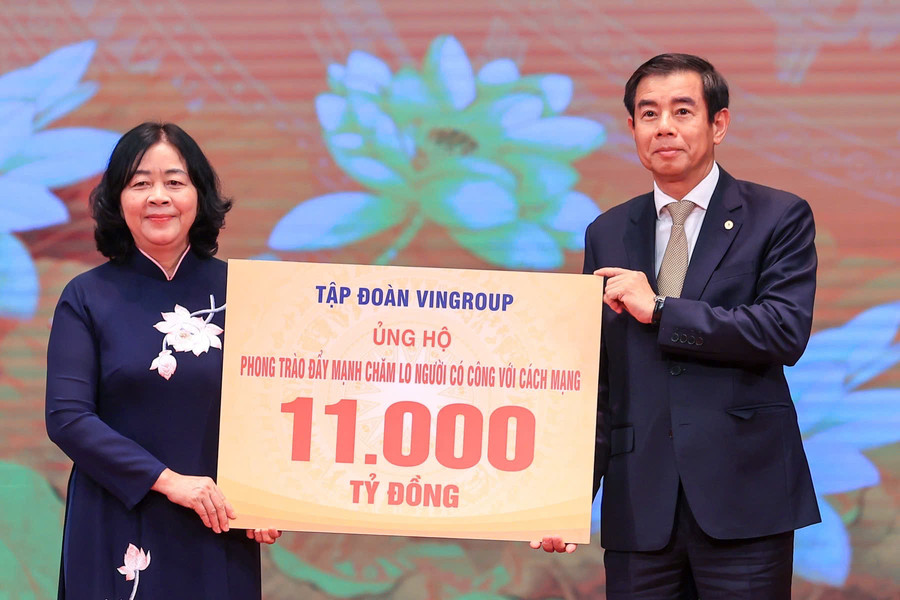 Vingroup dành 11.000 tỷ đồng tri ân Bà mẹ Việt Nam anh hùng và Thương binh 1/4