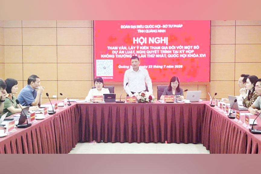 Quảng Ninh tham vấn ý kiến một số luật, nghị quyết trình Kỳ họp không thường lệ lần thứ Nhất