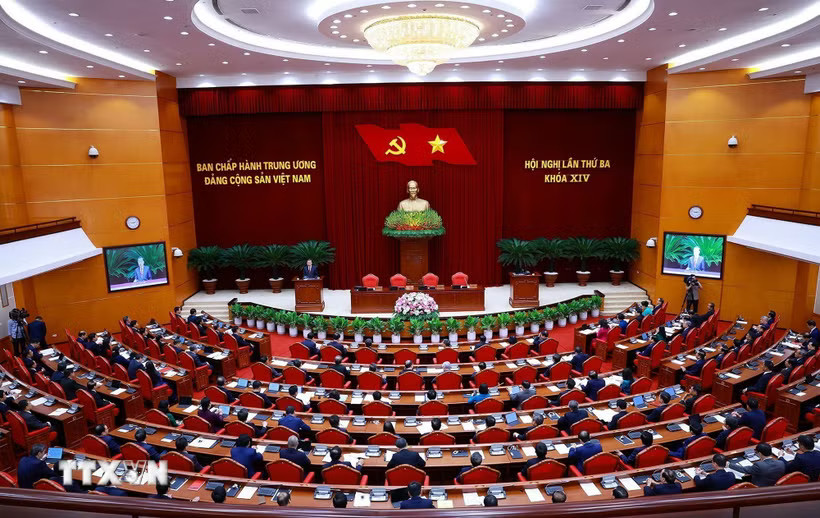 Cơ quan Đảng ủy các cơ quan Đảng Trung ương thông báo nhanh kết quả Hội nghị Trung ương 3, khóa XIV
