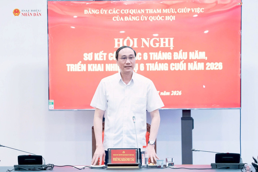 Đảng ủy các cơ quan tham mưu, giúp việc của Đảng ủy Quốc hội sơ kết công tác 6 tháng đầu năm