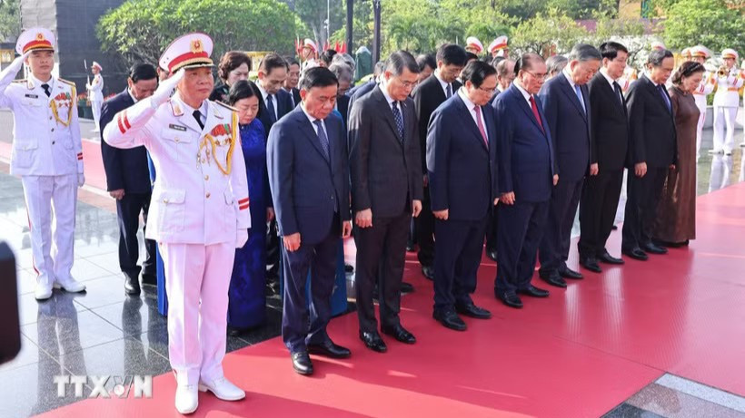 Lãnh đạo Đảng, Nhà nước tưởng niệm các Anh hùng liệt sĩ