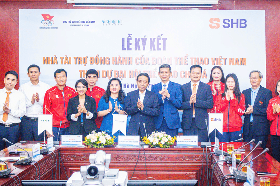 SHB trở thành Nhà tài trợ đồng hành của Đoàn Thể thao Việt Nam tại ASIAD 2026