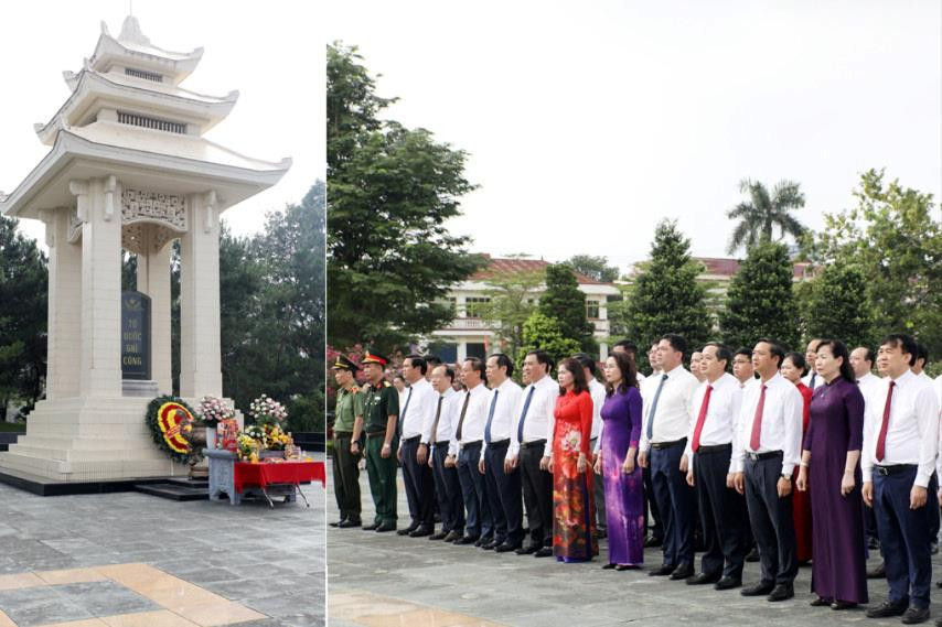 Lãnh đạo tỉnh Bắc Ninh dâng hương tưởng niệm các Anh hùng liệt sĩ