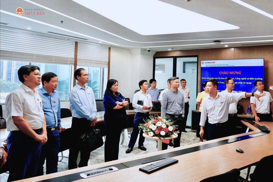 Ủy ban Khoa học, Công nghệ và Môi trường khảo sát tại Tổng công ty điện lực TP. Hồ Chí Minh