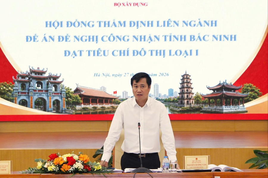 Bắc Ninh được Hội đồng thẩm định thống nhất đạt tiêu chí đô thị loại I