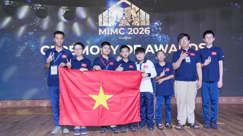 Đội tuyển Ngôi Sao Hoàng Mai đạt thành tích ấn tượng tại Kỳ thi Toán quốc tế MIMC 2026
