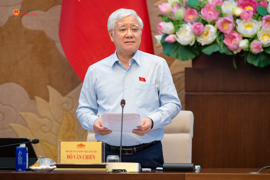 Phó Chủ tịch Thường trực Quốc hội Đỗ Văn Chiến chủ trì họp tổng kết thực hiện Đề án tổ chức kỷ niệm 80 năm Ngày Tổng tuyển cử đầu tiên bầu Quốc hội Việt Nam