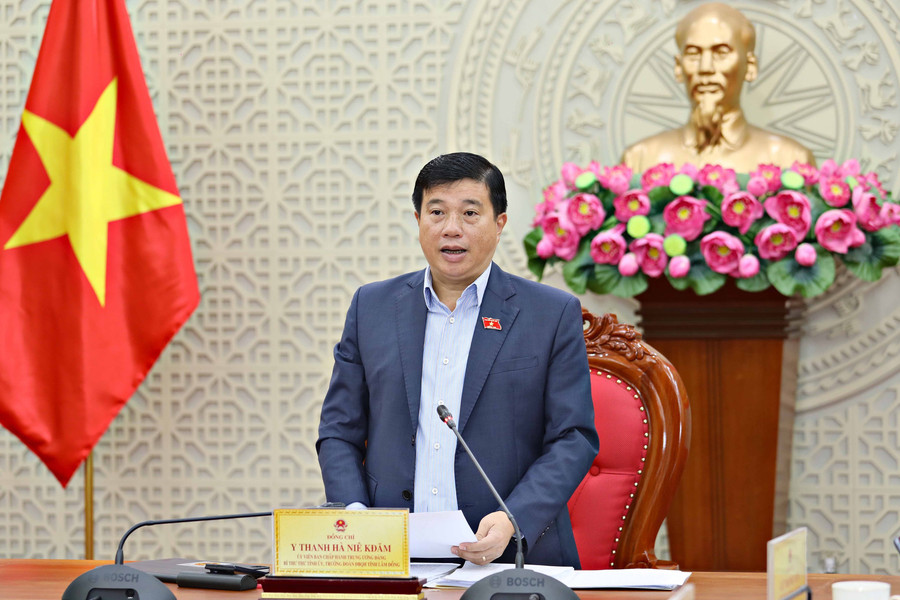 Đoàn ĐBQH tỉnh Lâm Đồng làm việc với các cơ quan, đơn vị trước Kỳ họp không thường lệ thứ Nhất