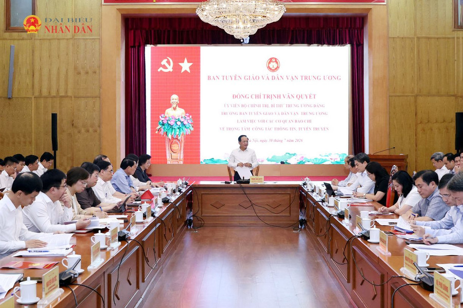 Sức mạnh của báo chí cách mạng là góp phần gắn kết ý Đảng với lòng dân, tạo đồng thuận xã hội