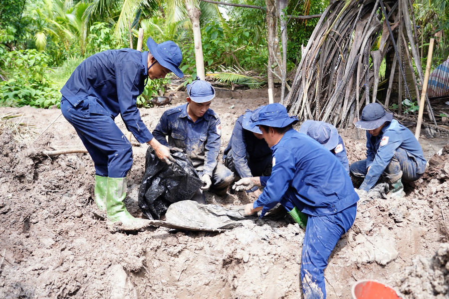 TP. Cần Thơ: Đội K90 tìm kiếm, quy tập 210 hài cốt liệt sĩ