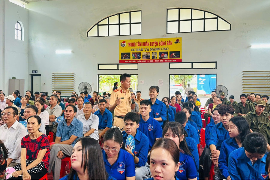 Thái Nguyên: Đào tạo kỹ năng lái xe mô tô, xe gắn máy an toàn tại phường Tích Lương