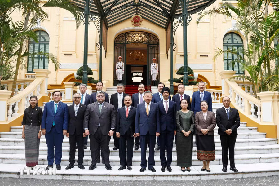 Tổng Bí thư, Chủ tịch nước Tô Lâm tiếp Đại sứ, Đại biện các nước ASEAN