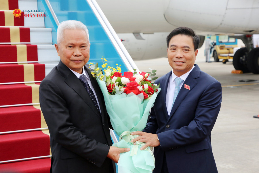 Chủ tịch Quốc hội Thái Lan Sophon Zaram đến Hà Nội, bắt đầu chuyến thăm chính thức Việt Nam