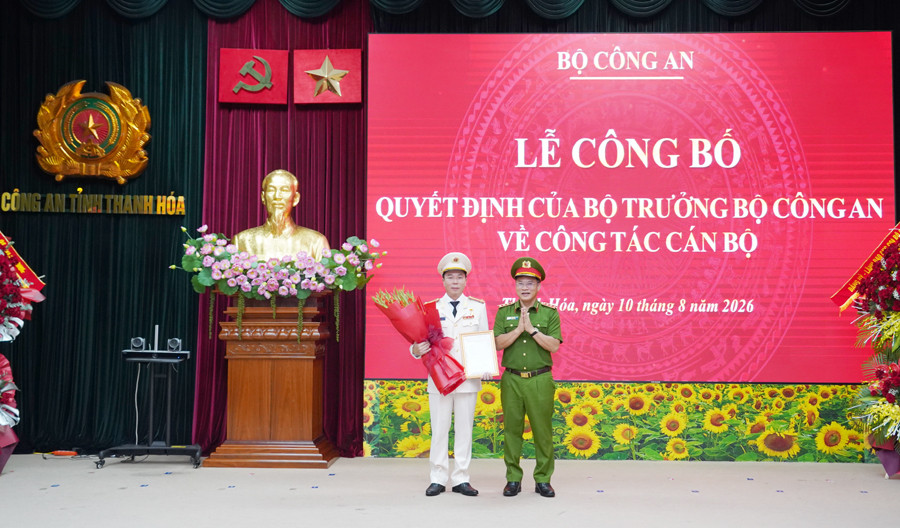 Đại tá Hoàng Quốc Việt giữ chức Giám đốc Công an tỉnh Thanh Hóa