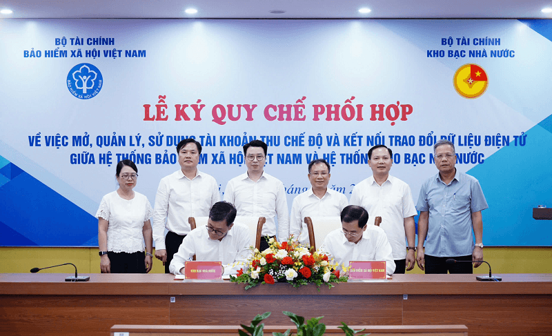 Kho bạc Nhà nước và Bảo hiểm Xã hội kết nối dữ liệu theo thời gian thực