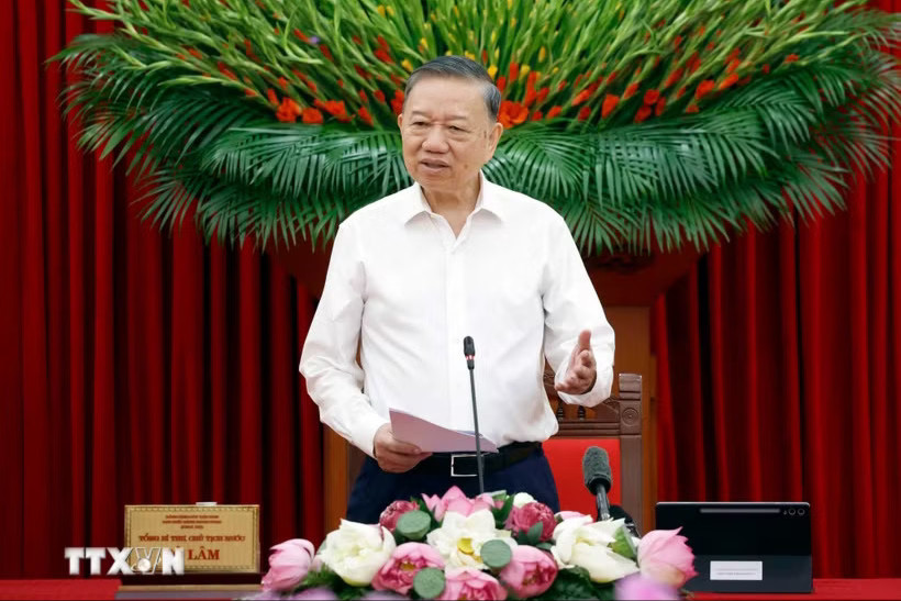 Thông báo Kết luận của Tổng Bí thư, Chủ tịch nước Tô Lâm về tổng kết thực tiễn và nghiên cứu sửa đổi, bổ sung Điều lệ Đảng