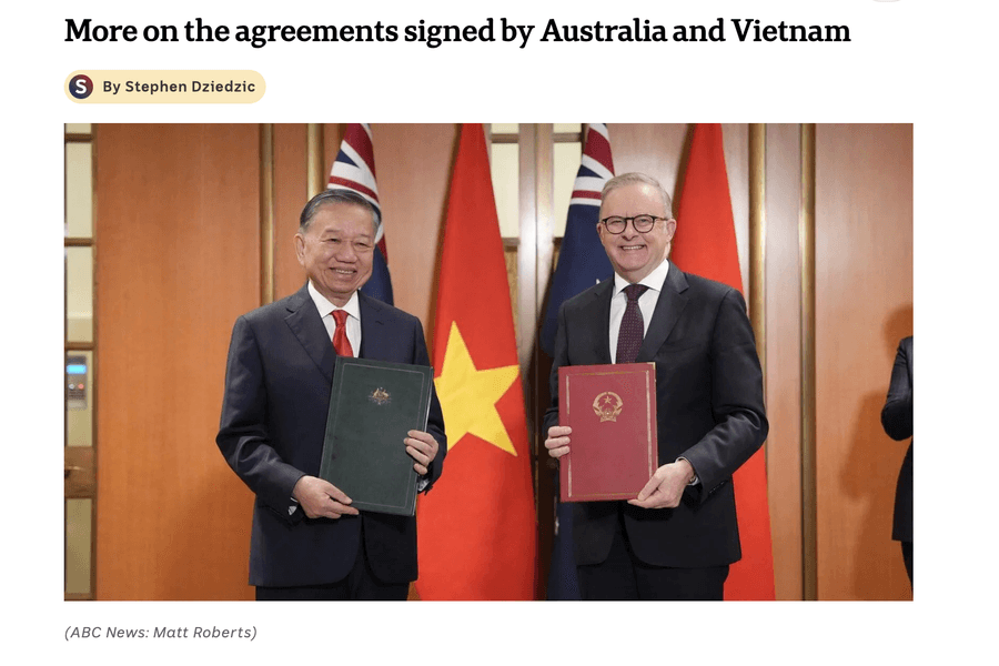 Từ Canberra hướng đến bước ngoặt trong quan hệ Việt Nam - Australia
