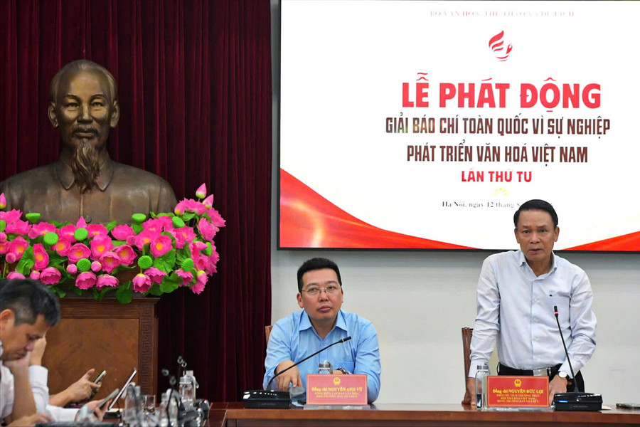 Phát động Giải Báo chí toàn quốc "Vì sự nghiệp phát triển văn hóa Việt Nam" lần thứ IV