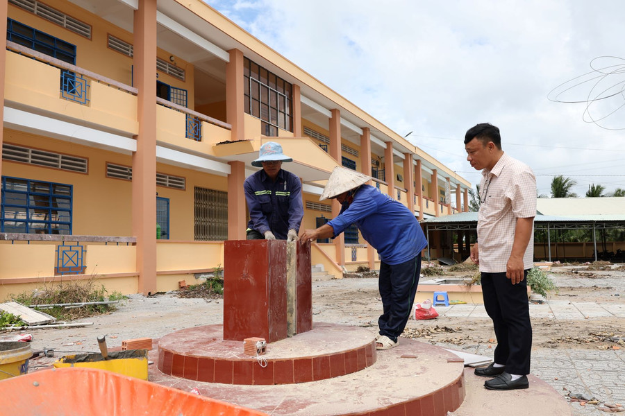An Giang: Sửa chữa trường lớp kịp thời, thầy trò vùng căn cứ cách mạng vui mừng đón năm học mới