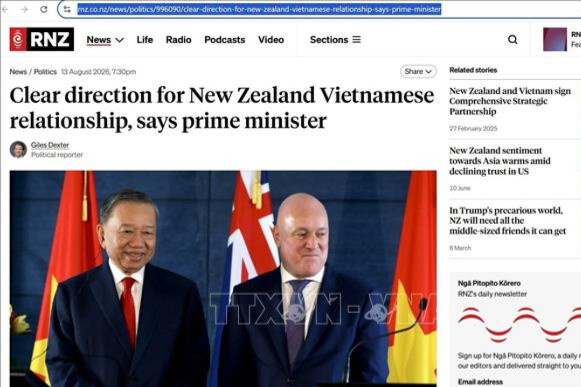 Quan hệ Việt Nam - New Zealand: Chuyển mạnh từ những cam kết chính trị cấp cao sang các chương trình hợp tác cụ thể