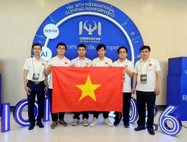 Việt Nam vào nhóm 8 quốc gia dẫn đầu Olympic Tin học quốc tế (IOI) năm 2026
