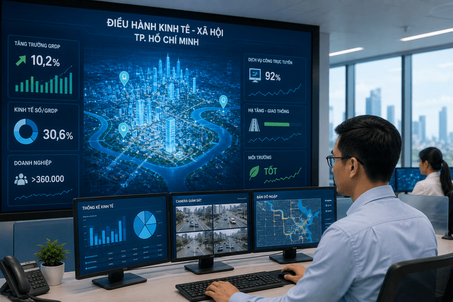 TP. Hồ Chí Minh: Đưa công nghệ mới vào quản trị đô thị