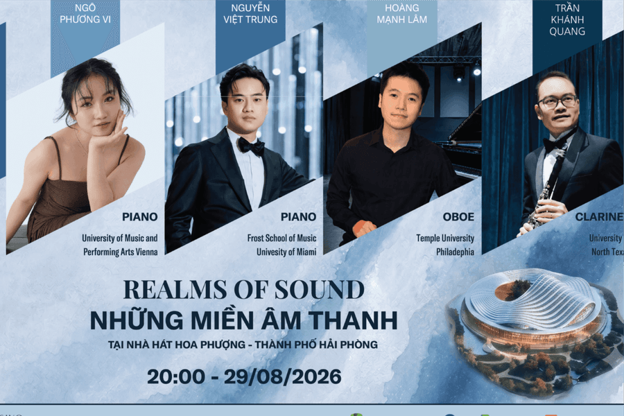 Hòa nhạc “Những miền âm thanh" tại Hải Phòng