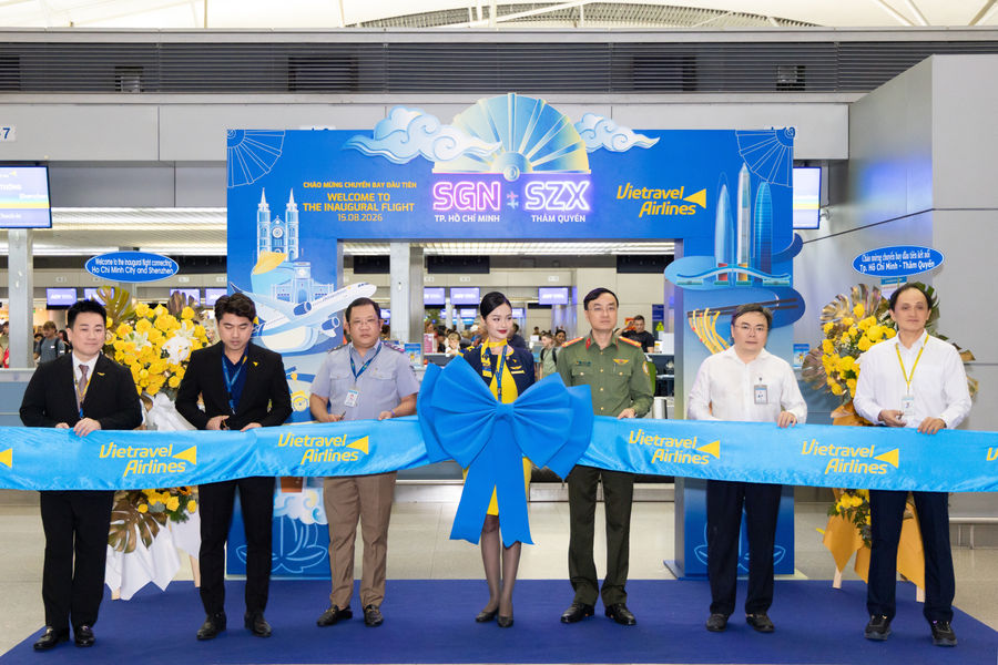 Vietravel Airlines mở đường bay thẳng TP. Hồ Chí Minh – Thâm Quyến (Trung Quốc)