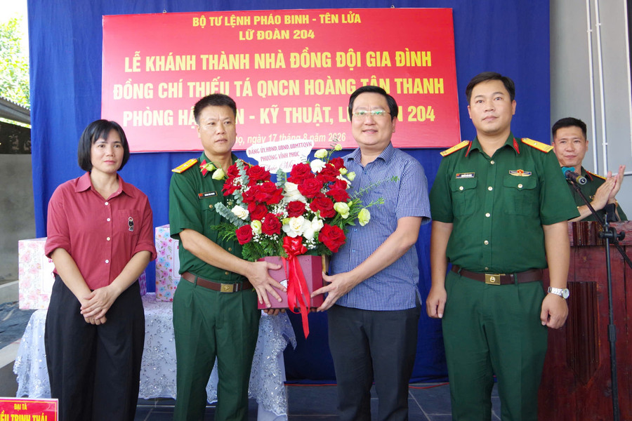 Lữ đoàn 204, Bộ Tư lệnh Pháo binh - Tên lửa khánh thành bàn giao "Nhà đồng đội" năm 2026